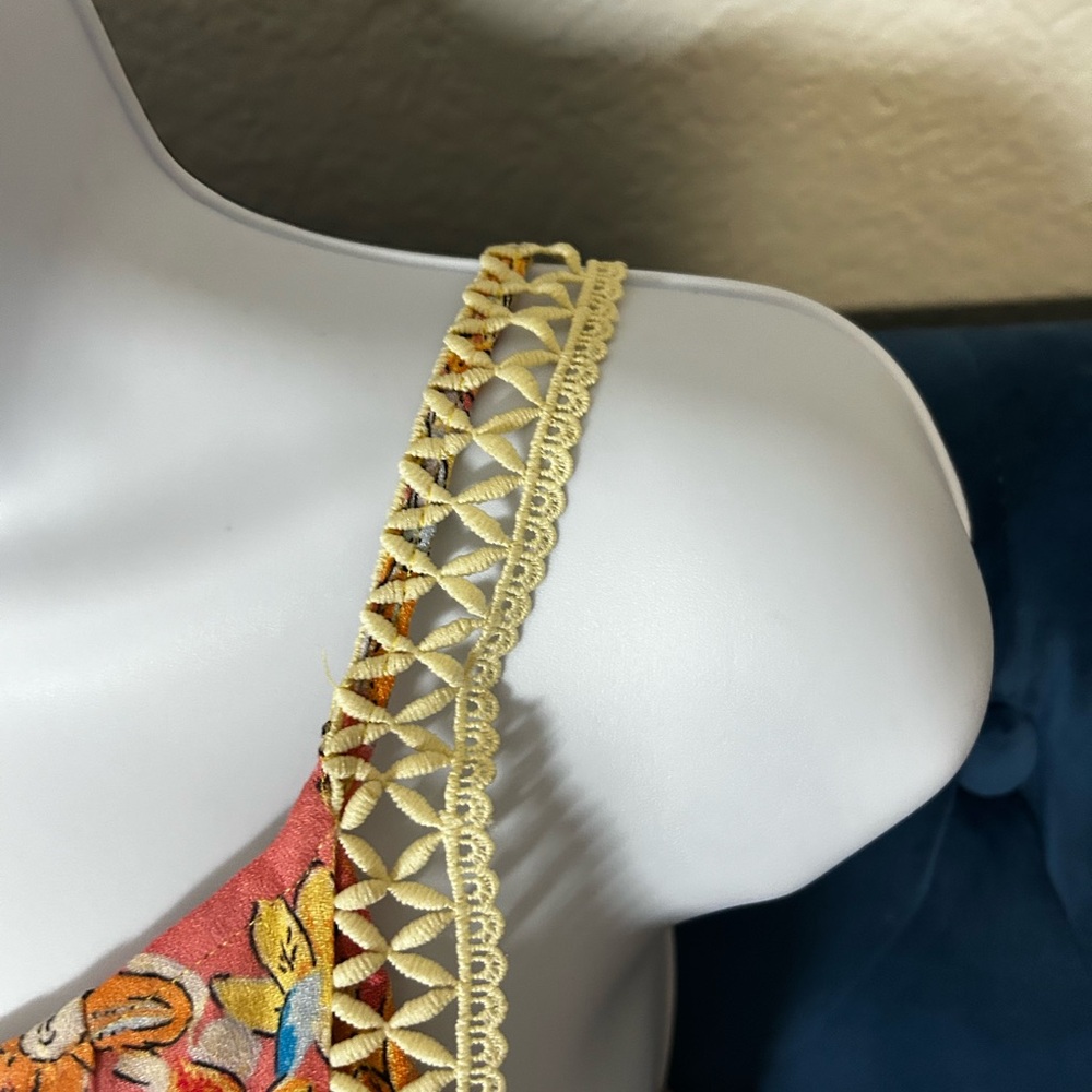 Chelsea & Violet Orange Yellow Halter Sundress - Picture 3 of 10